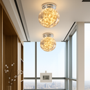 Plafonnier moderne LED avec globe en verre Duna