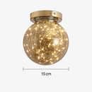 Plafonnier moderne LED avec globe en verre Duna