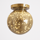 Plafonnier moderne LED avec globe en verre Duna