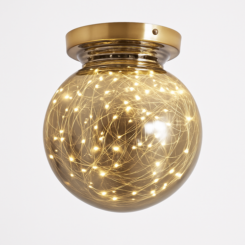 Plafonnier moderne LED avec globe en verre Duna - vue 11 sur 11