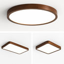Plafonnier moderne LED bois massif