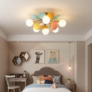 Plafonnier moderne LED coloré pour chambre d'enfant Estel