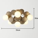 Plafonnier moderne LED coloré pour chambre d'enfant Estel