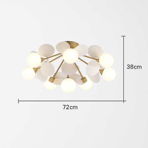 Plafonnier moderne LED coloré pour chambre d'enfant Estel - vue 16 sur 19