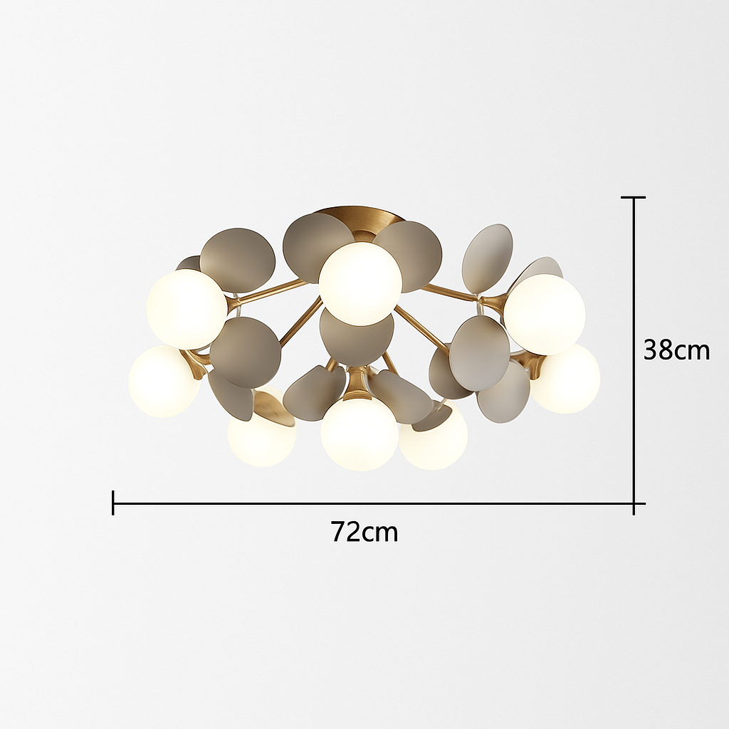 Plafonnier moderne LED coloré pour chambre d'enfant Estel - vue 17 sur 19