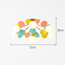Plafonnier moderne LED coloré pour chambre d'enfant Estel
