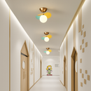 Plafonnier moderne LED coloré pour chambre d'enfant Estel