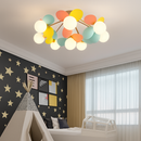 Plafonnier moderne LED coloré pour chambre d'enfant Estel