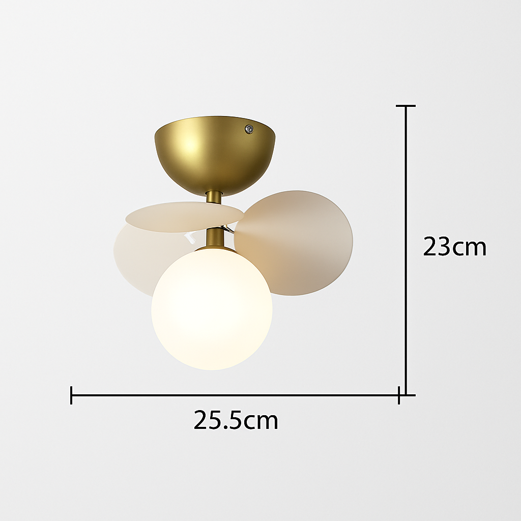 Plafonnier moderne LED coloré pour chambre d'enfant Estel - vue 10 sur 19