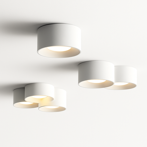plafonnier moderne led cylindre spot minimalisme intérieur décor maison éclairage - vue 4 sur 12