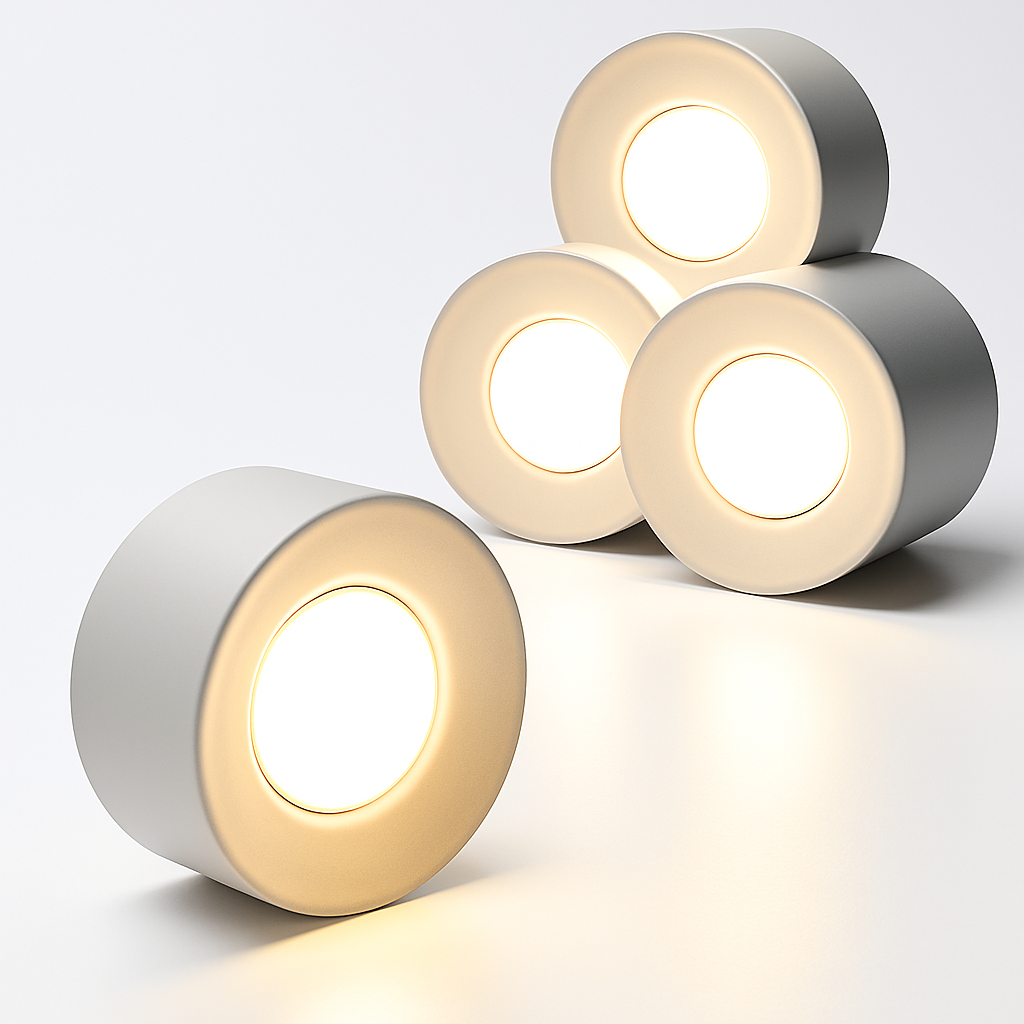 plafonnier moderne led cylindre spot minimalisme intérieur décor maison éclairage - vue 6 sur 12