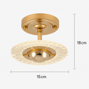 Plafonnier moderne LED en cristal luxury
