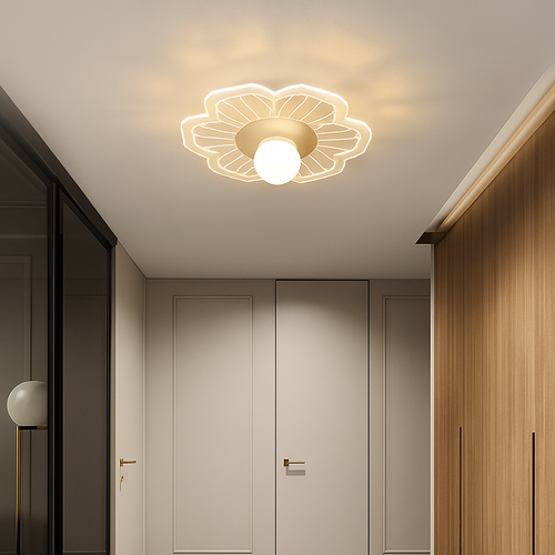 Plafonnier moderne LED en forme de fleur Majesty - vue 3 sur 9