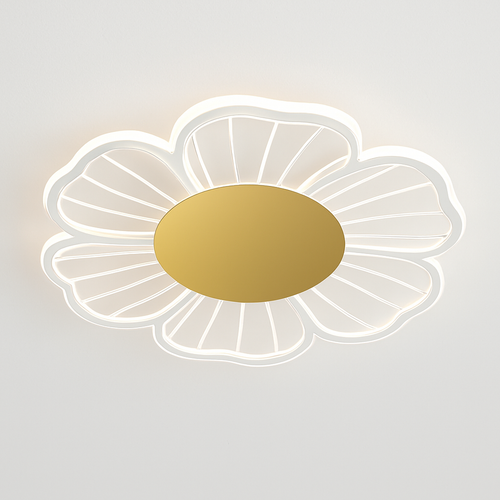 Plafonnier moderne LED en forme de fleur Majesty - vue 4 sur 9