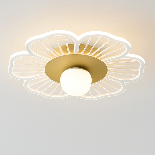 Plafonnier moderne LED en forme de fleur Majesty - vue 5 sur 9