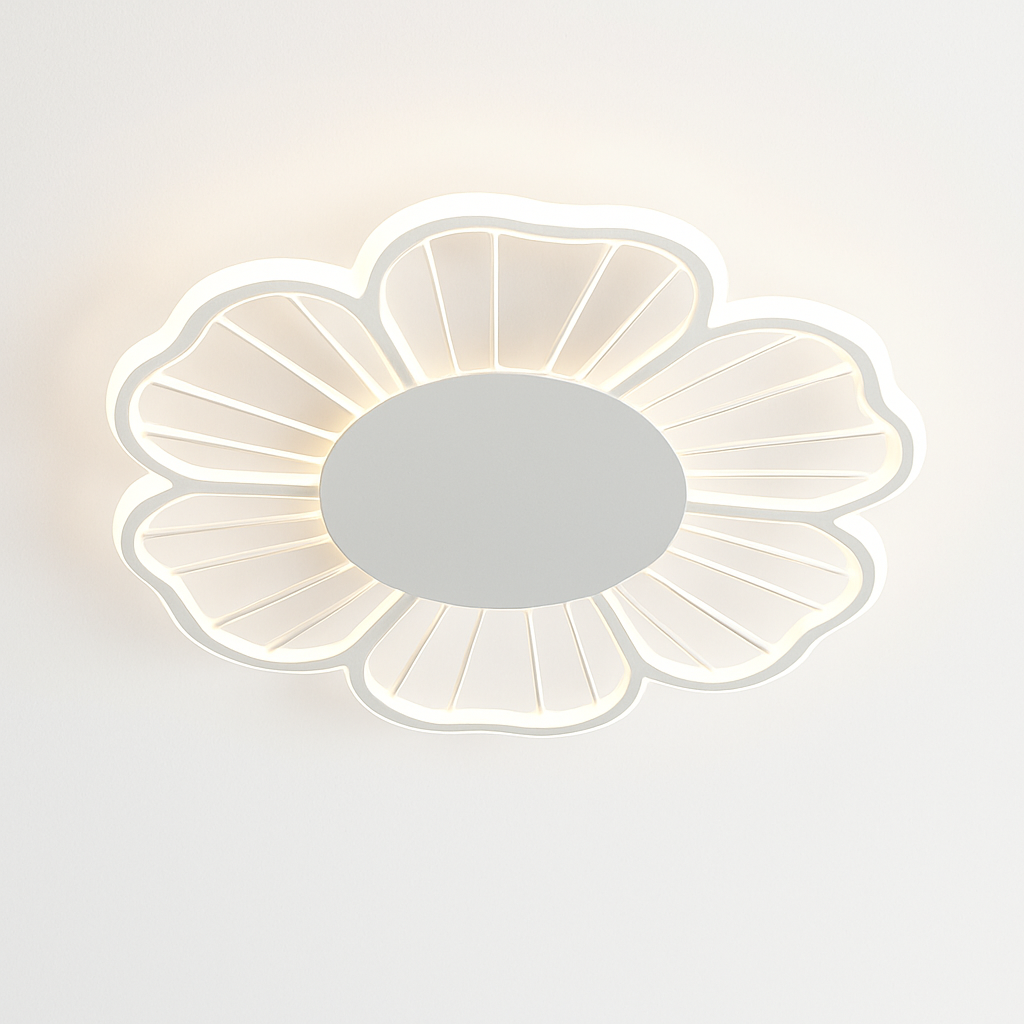 Plafonnier moderne LED en forme de fleur Majesty - vue 5 sur 9