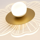 Plafonnier moderne LED en forme de fleur Majesty