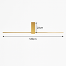 Plafonnier moderne LED minimaliste barre lumineuse Mahil