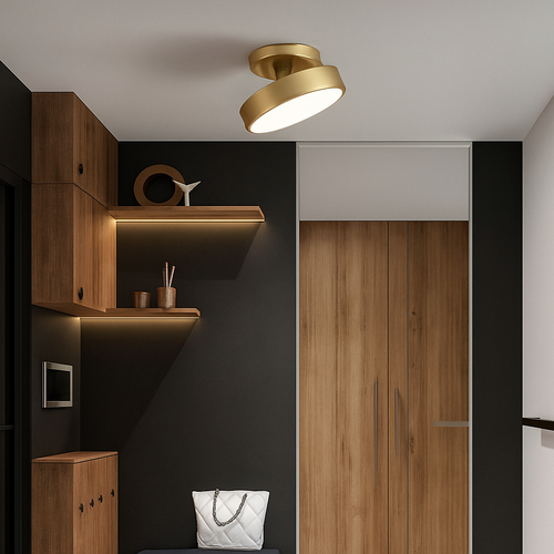 Plafonnier moderne LED minimaliste en métal Celio - vue 2 sur 8