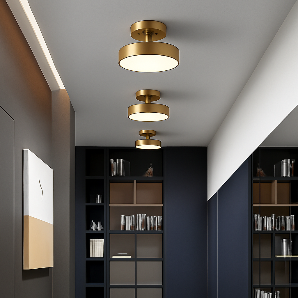 Plafonnier moderne LED minimaliste en métal Celio - vue 4 sur 8