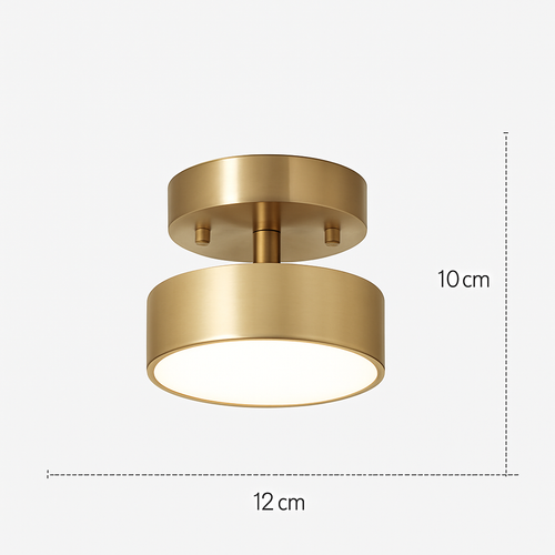 Plafonnier moderne LED minimaliste en métal Celio - vue 5 sur 8