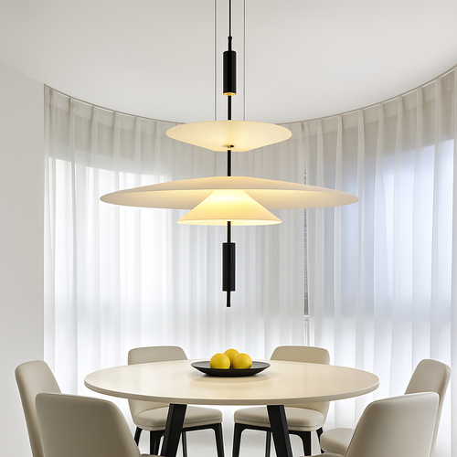 plafonnier moderne à leds design pour décoration intérieure - vue 4 sur 13