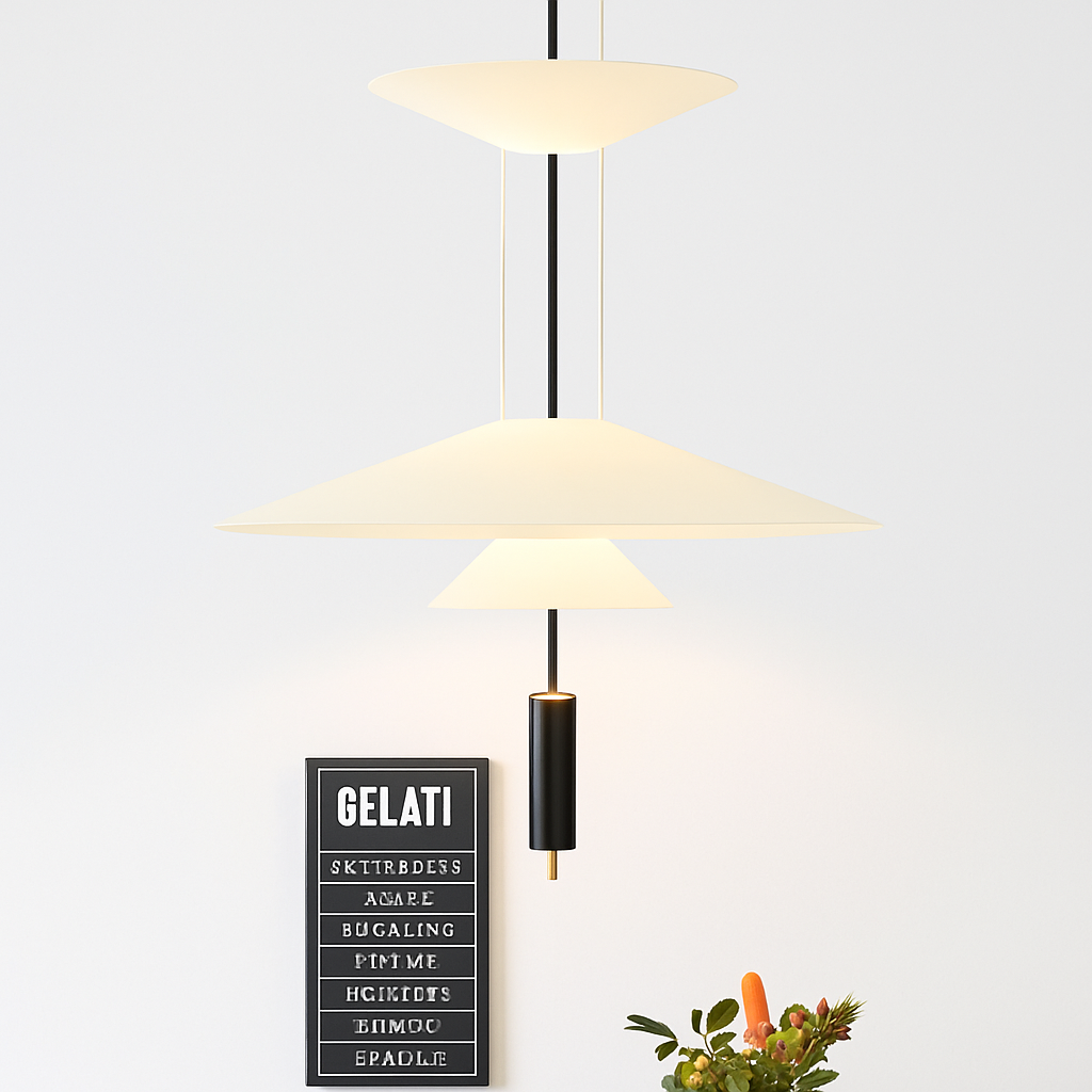 plafonnier moderne à leds design pour décoration intérieure - vue 5 sur 13