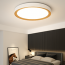plafonnier moderne à leds en bois pour éclairage intérieur