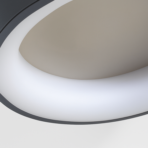 plafonnier moderne à leds minimaliste avec télécommande - vue 7 sur 9