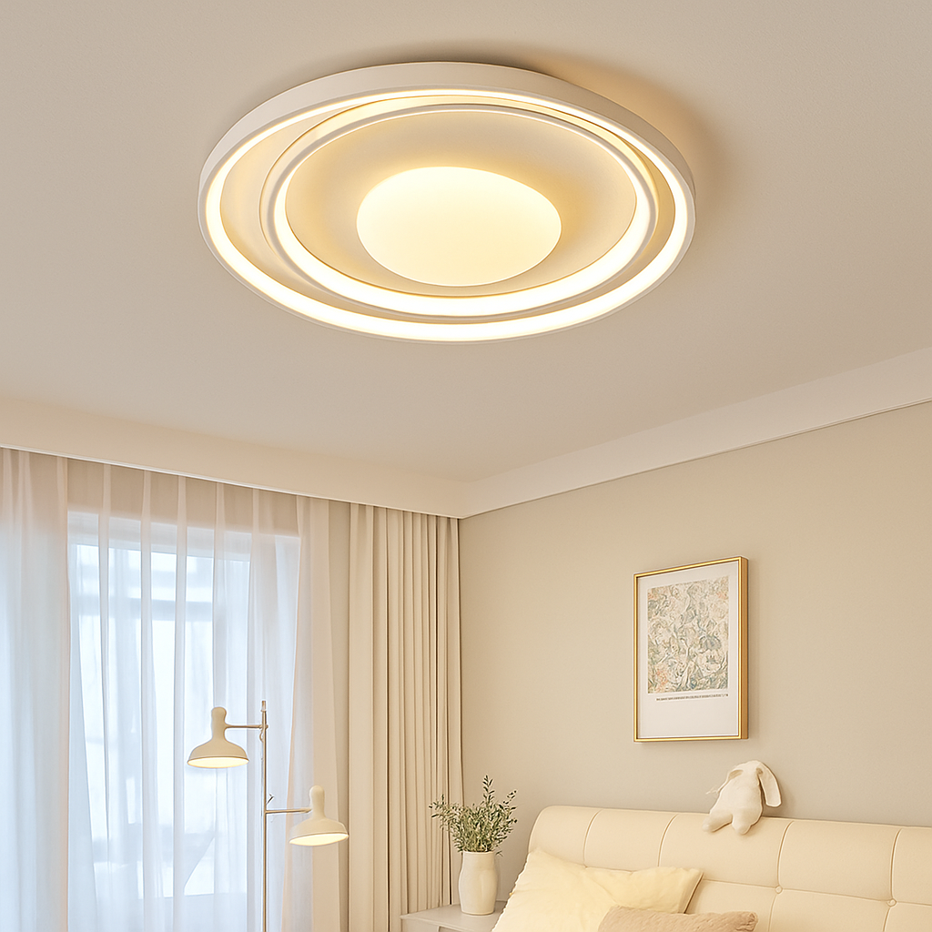 plafonnier moderne à leds pour décoration intérieure - vue 3 sur 12