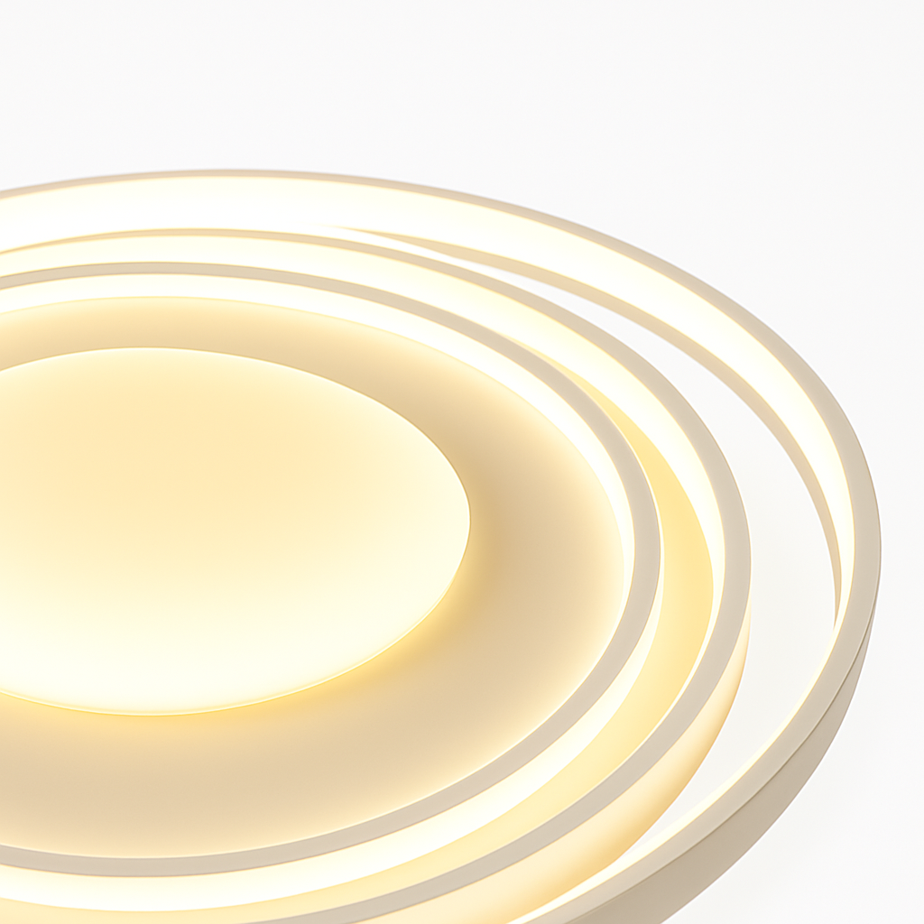 plafonnier moderne à leds pour décoration intérieure - vue 5 sur 12