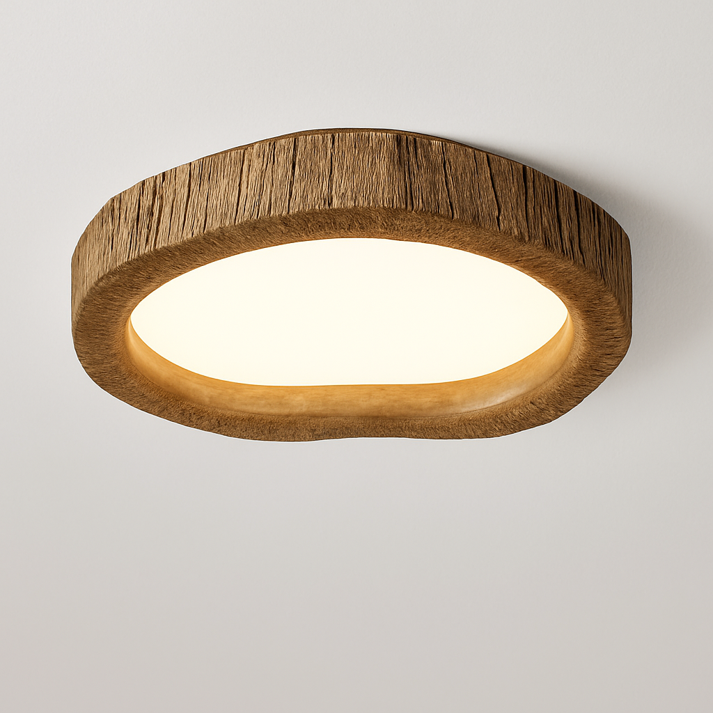 plafonnier moderne nordique protection des yeux lumière complète - vue 2 sur 9