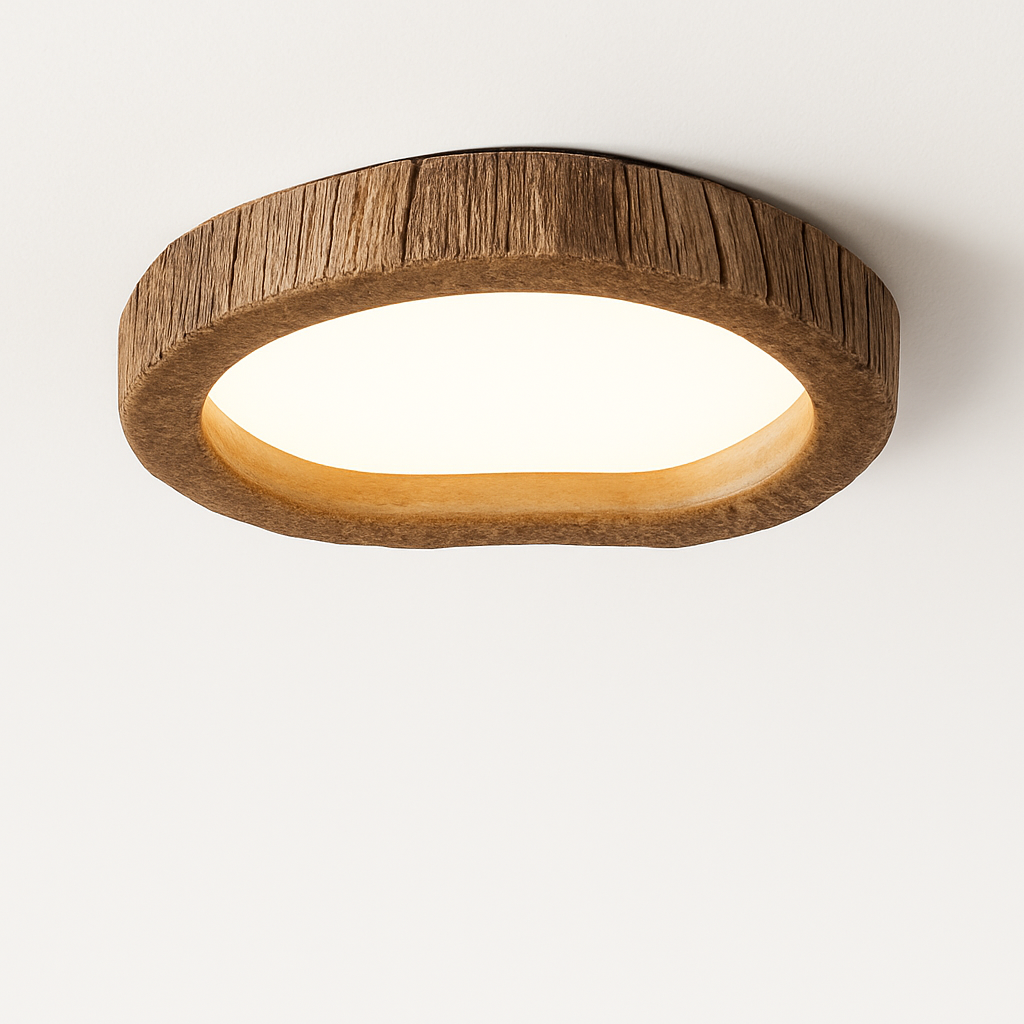plafonnier moderne nordique protection des yeux lumière complète - vue 4 sur 9