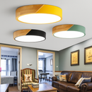Plafonnier moderne rond métallique et coloré Leonidas