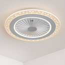 plafonnier moderne silencieux avec ventilateur et lumière télécommandé