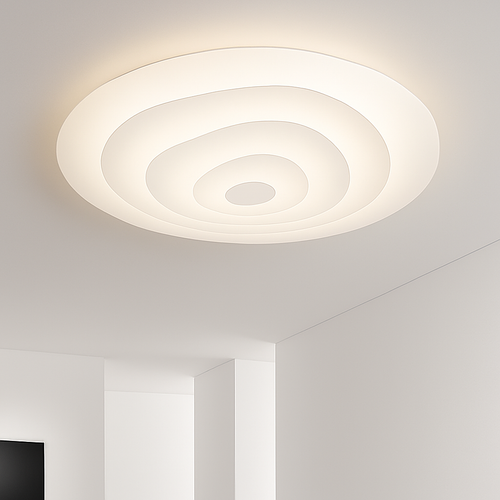 plafonnier multicouche design en forme irrégulière originale - vue 7 sur 9