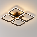 plafonnier nordique à led éclairage annulaire luxe moderne