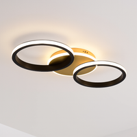 plafonnier nordique à led éclairage annulaire luxe moderne