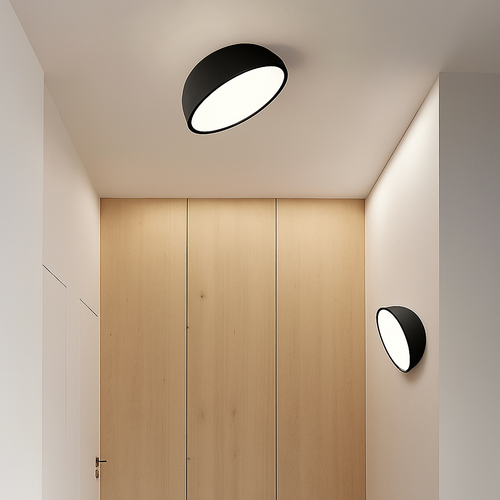 plafonnier nordique moderne pour escalier entrée loft avec télécommande led - vue 3 sur 8
