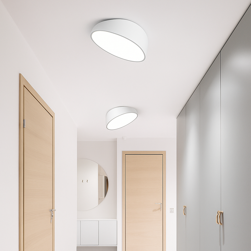 plafonnier nordique moderne pour escalier entrée loft avec télécommande led - vue 4 sur 8