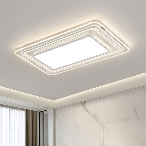plafonnier nordique post-moderne luxueux en cristal simple - vue 2 sur 14