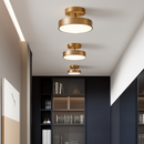 plafonnier nordique simple rond led éclairage lustre