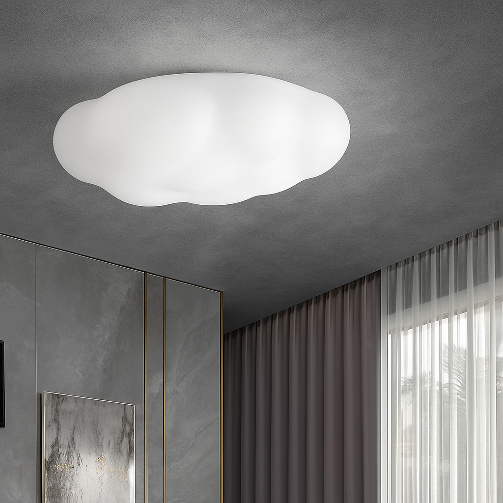 plafonnier nuage créatif moderne pour chambre d'enfant - vue 5 sur 22
