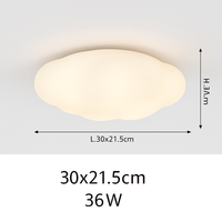 plafonnier nuage créatif moderne pour chambre d'enfant