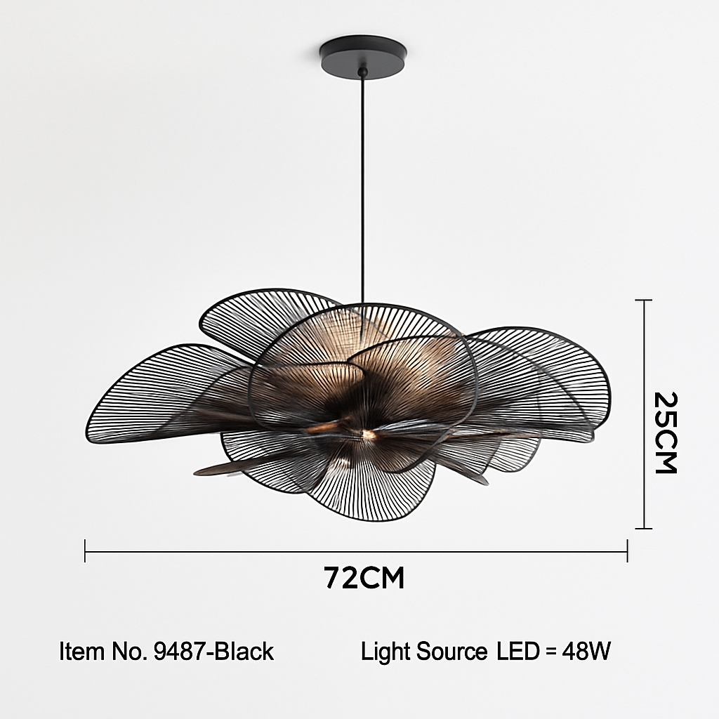 plafonnier ou suspension led design créatif luminaire décoratif - vue 7 sur 7