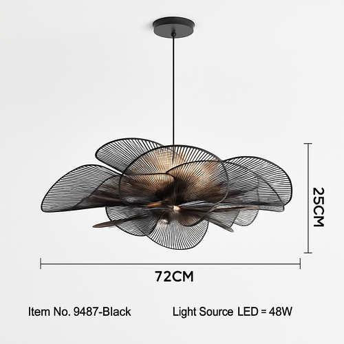 plafonnier ou suspension led design créatif luminaire décoratif - vue 8 sur 7
