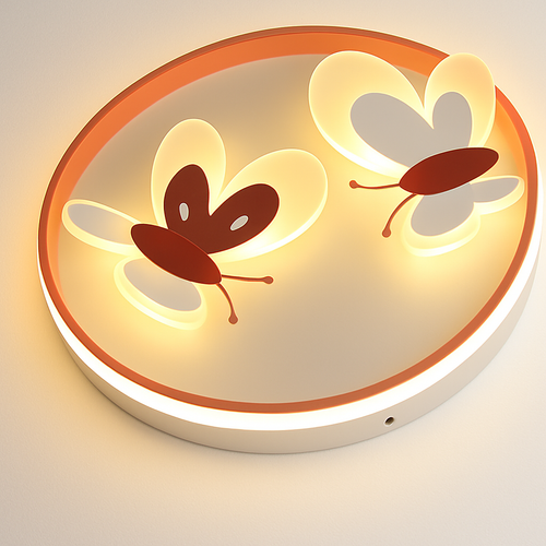 plafonnier papillon décoratif pour enfants lampes créatives d'intérieur - vue 3 sur 7