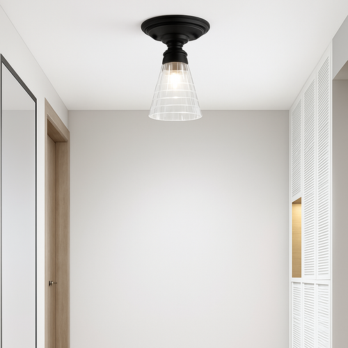 plafonnier rétro américain avec couvercle en verre pour décoration créative - vue 4 sur 18