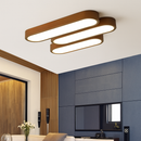 Plafonnier scandinave LED rectangulaire angles ronds Agara