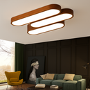 Plafonnier scandinave LED rectangulaire angles ronds Agara